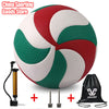 volleyball, vsm5000, size 5, high quality volleyball, outdoor sports, training, free air pump + needle + bag