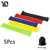 5Pcs/lot Fitness Yoga Resistance Rubber Bands