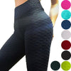 2021 Yoga Pants Fitness Sports Leggings Jacquard Sports Leggings Female Running Trousers High Waist Yoga Tight Sports Pants
